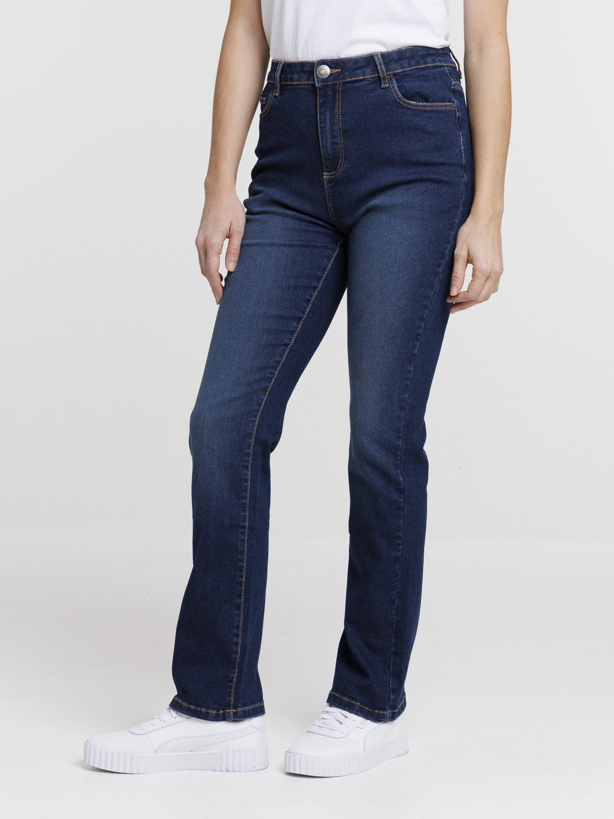 Jean bootcut brut femme