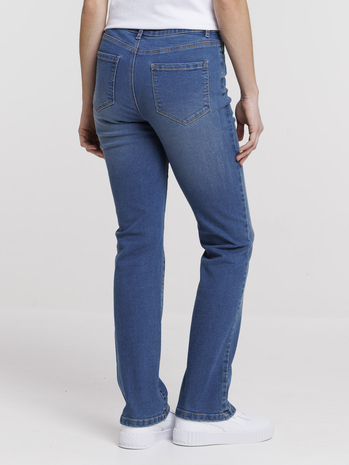 Jean bootcut stone femme