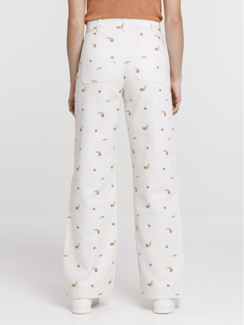 Pantalon imprimé fleuri...