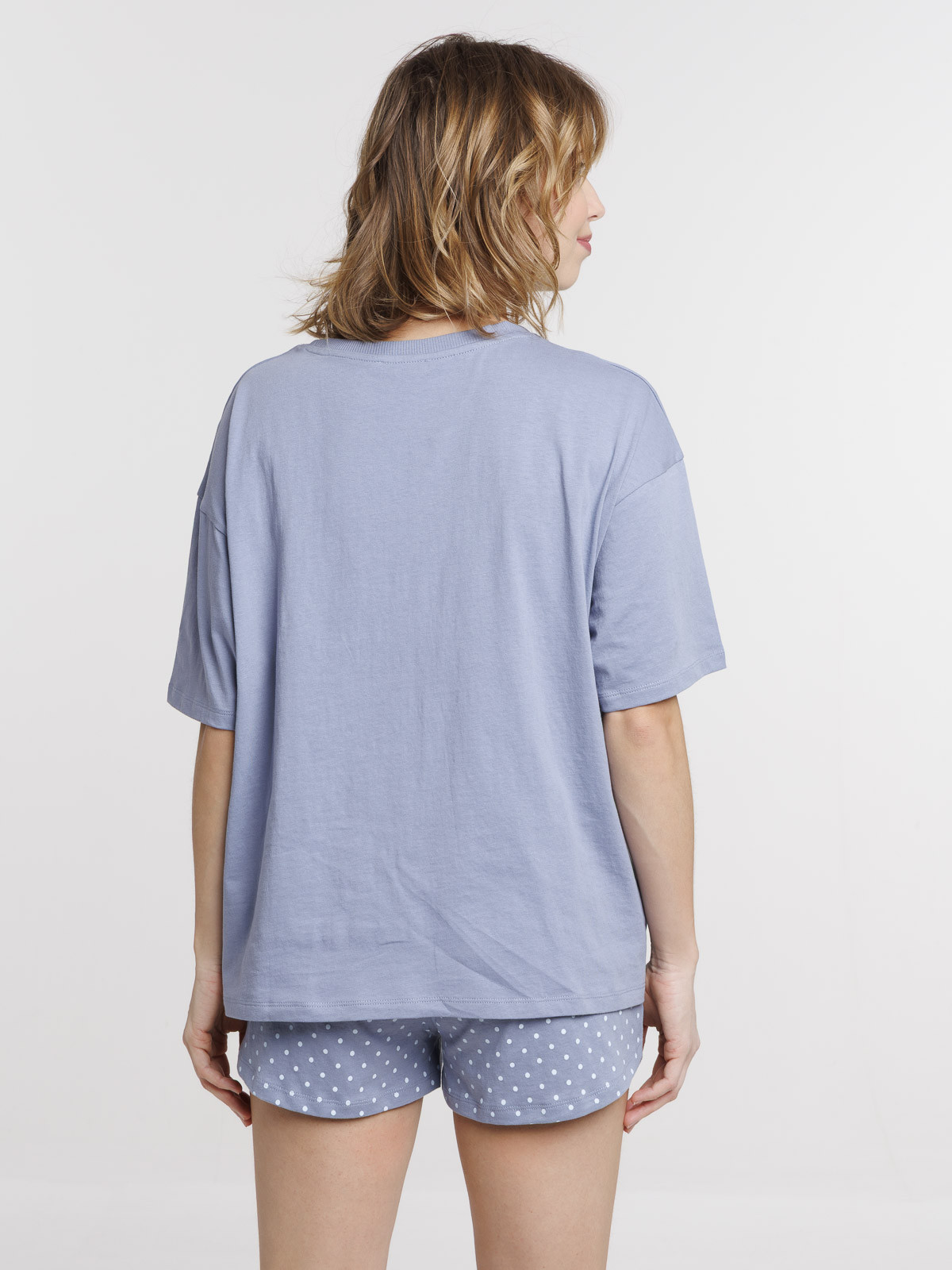 Pyjashort panda et message femme