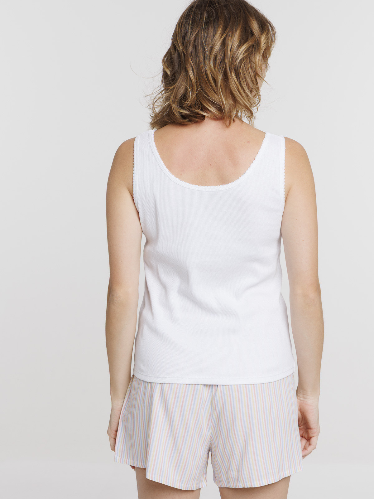 Haut de pyjama blanc polaire femme Haut de pyjama blanc polaire femme