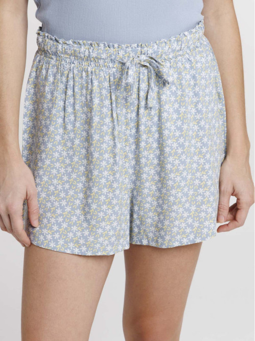 Bas de pyjama short fleuri...