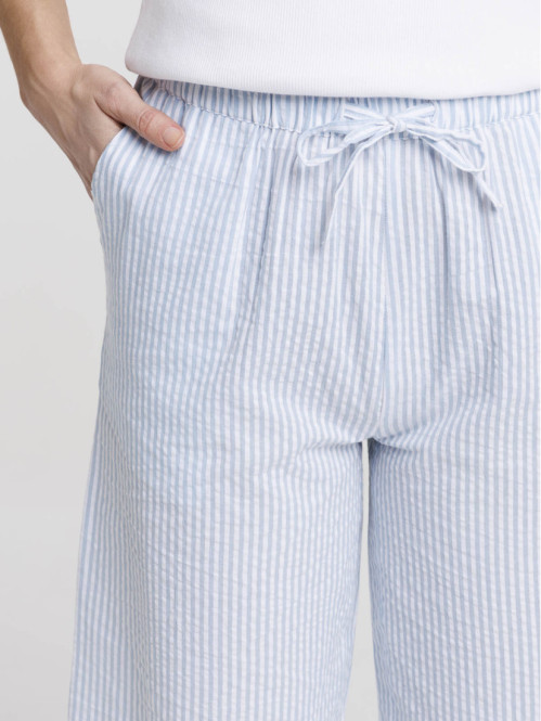 Bas de pyjama pantalon rayé...