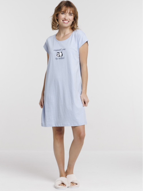 Chemise de nuit panda femme