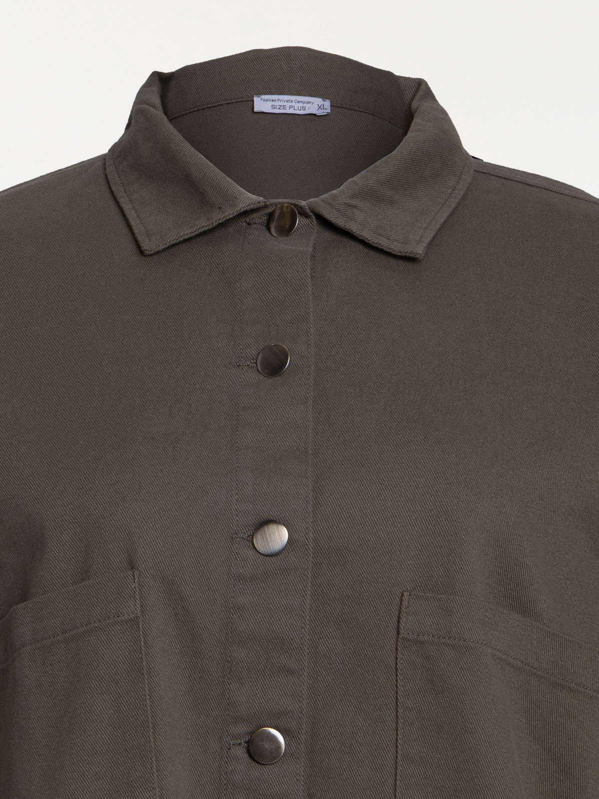 Veste festonnée grande taille femme