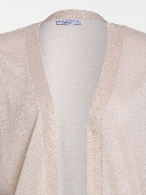 Gilet ouvert grande taille...