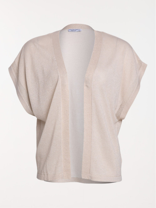 Gilet ouvert grande taille...