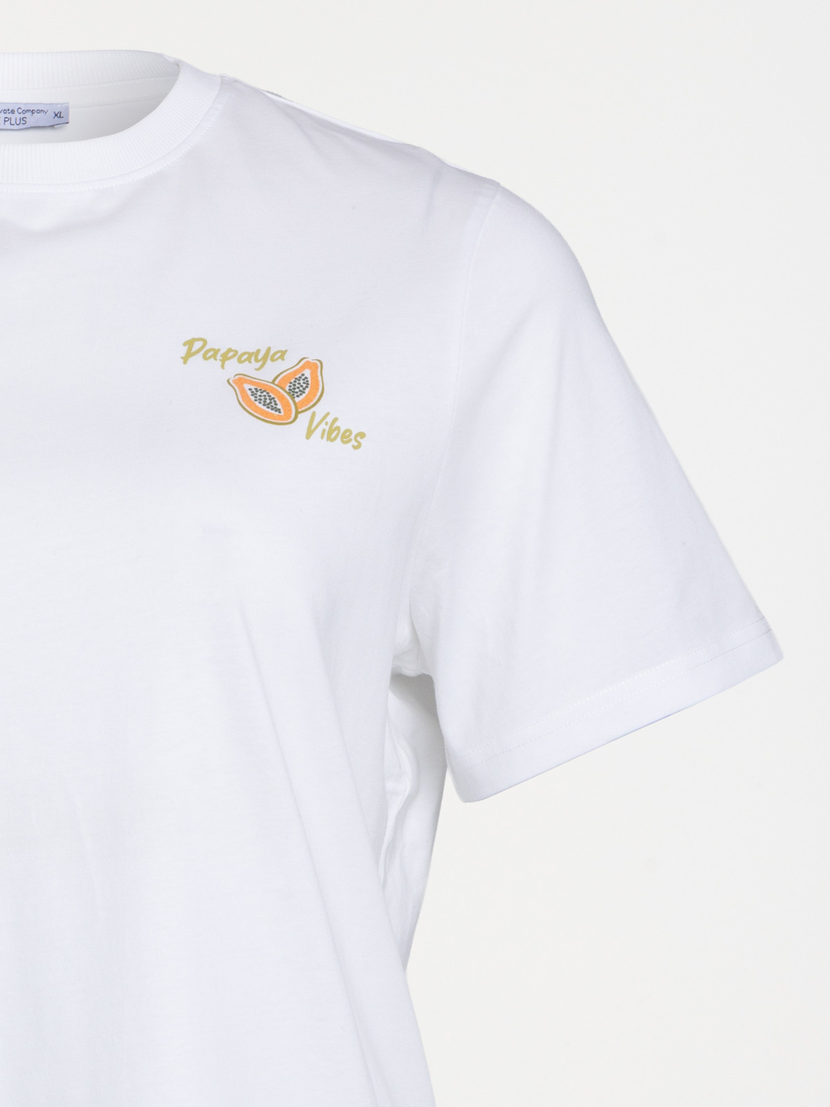 T-shirt papaya grande taille femme