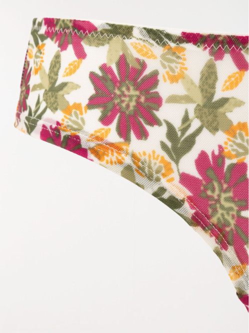 Shorty motif floral femme...