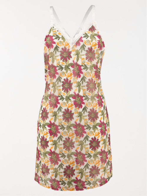 Nuisette imprimée florale...