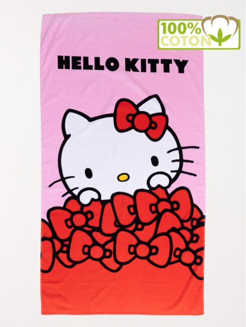 Drap de plage Hello Kitty...