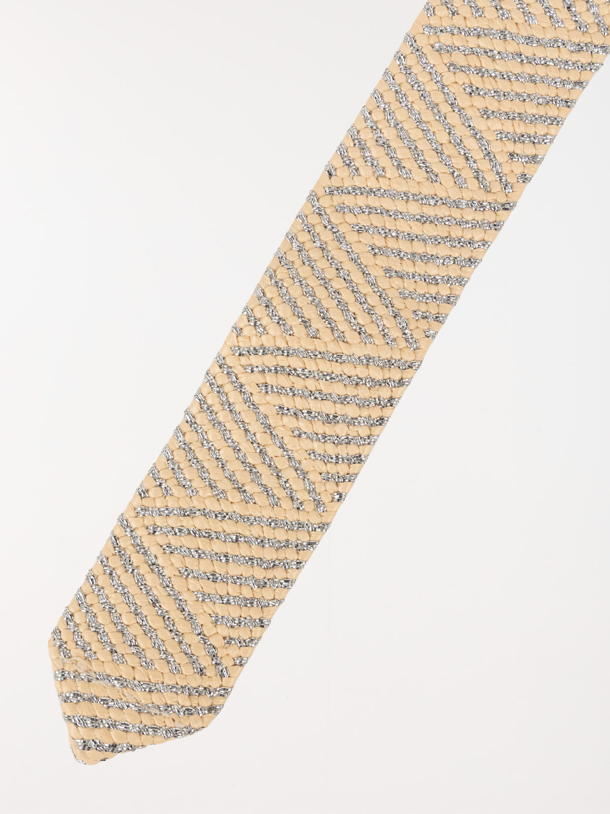 Ceinture élastiquée brillante femme