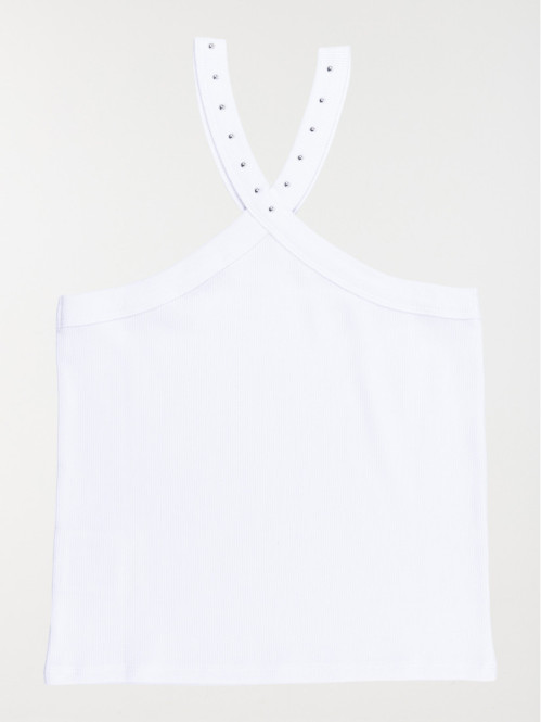 Débardeur blanc fille (XXS-M)