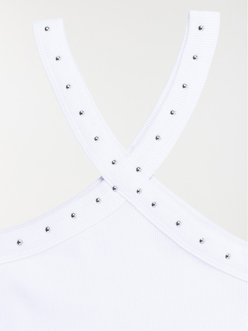 Débardeur blanc fille (XXS-M)