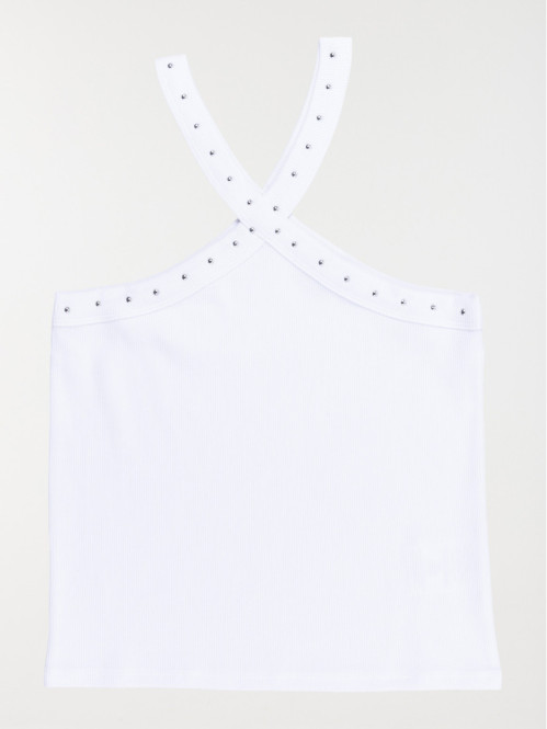 Débardeur blanc fille (XXS-M)