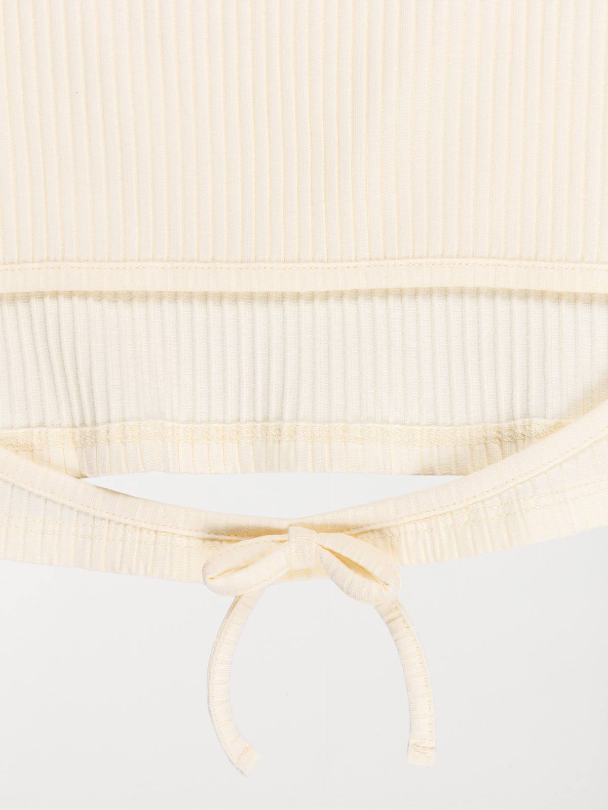 Tee-shirt vanille côtelé fille (XXS-M)