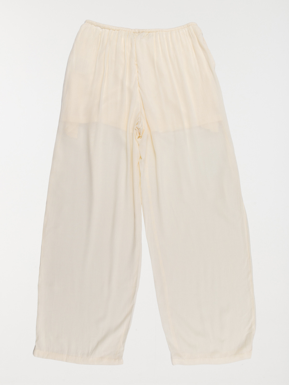 Pantalon large vanille fille (XXS-M)