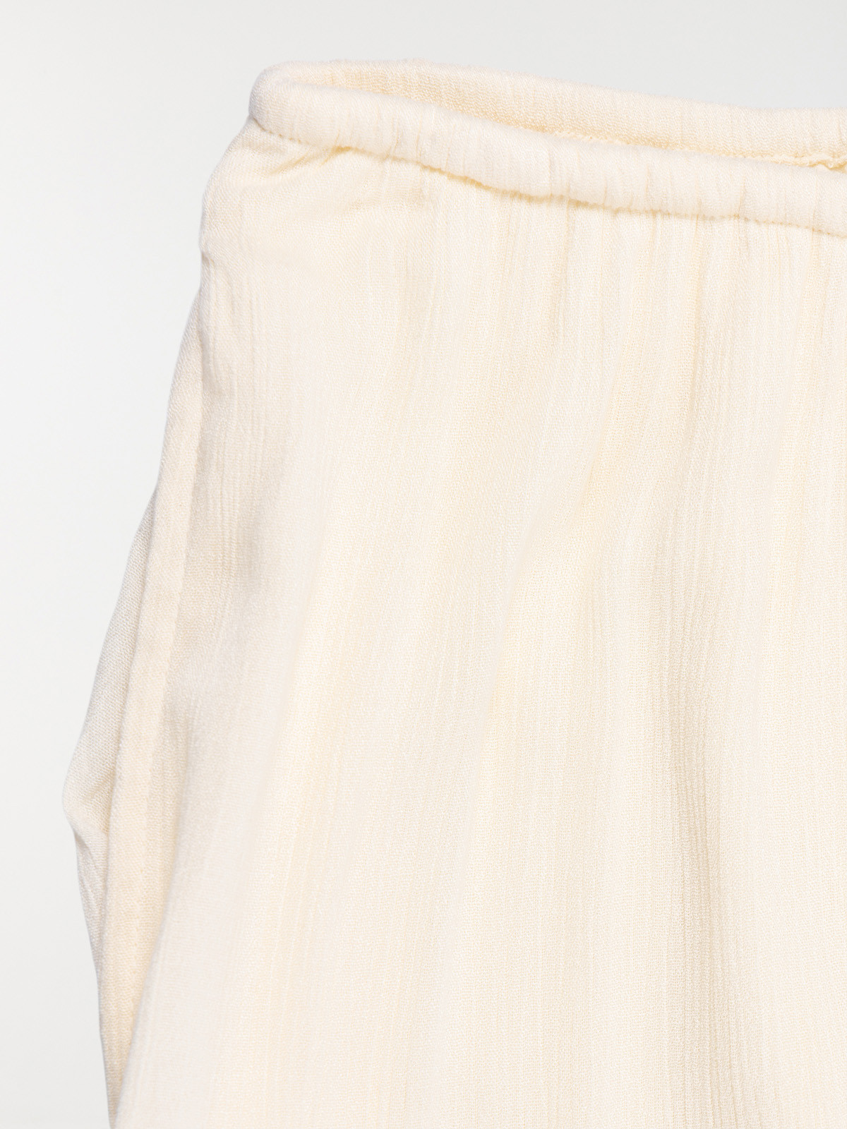 Pantalon large vanille fille (XXS-M)