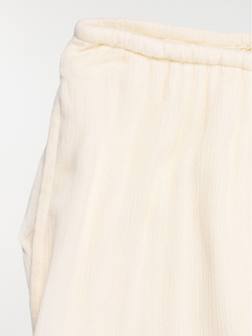 Pantalon large vanille...