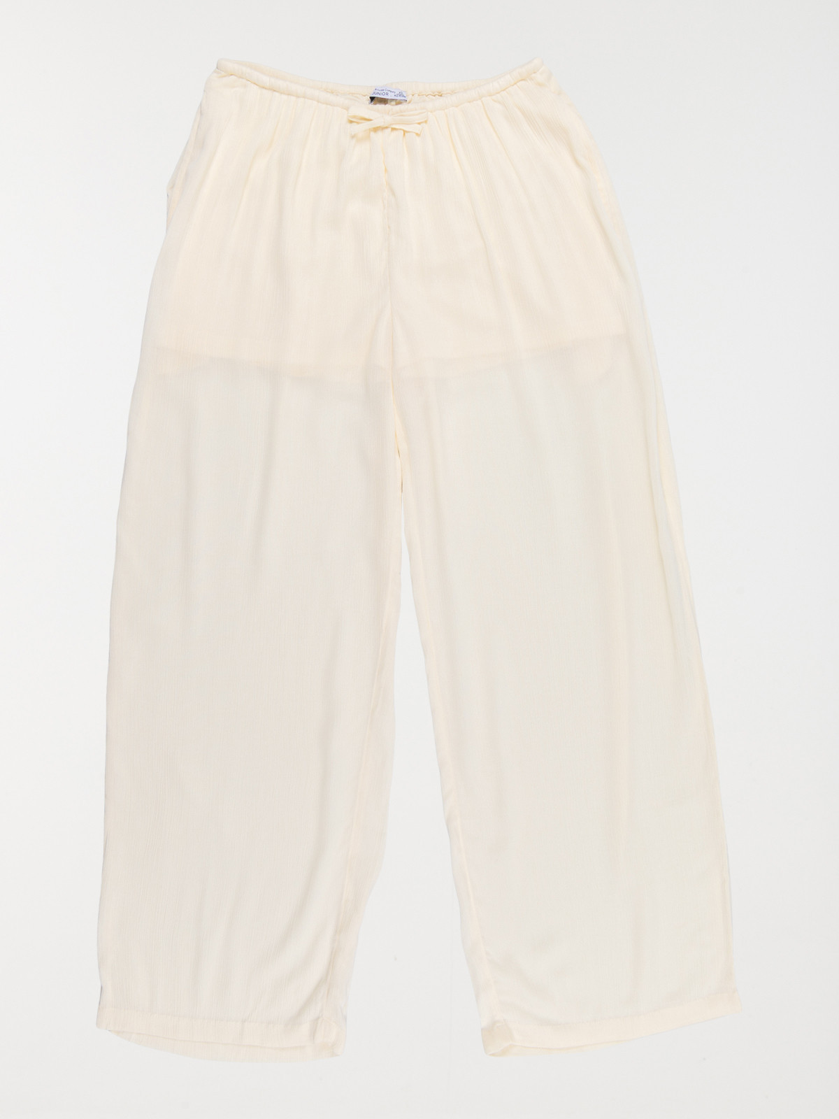 Pantalon large vanille fille (XXS-M)
