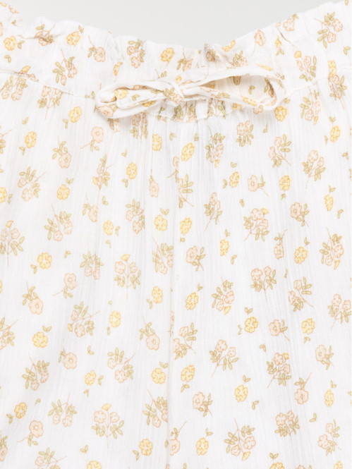 Pantalon imprimé floral...