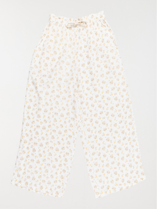 Pantalon imprimé floral...