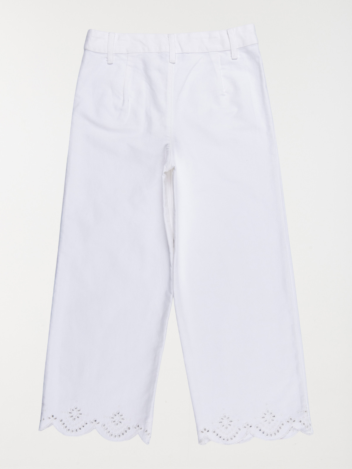 Pantalon broderie anglaise fille (3-12A)