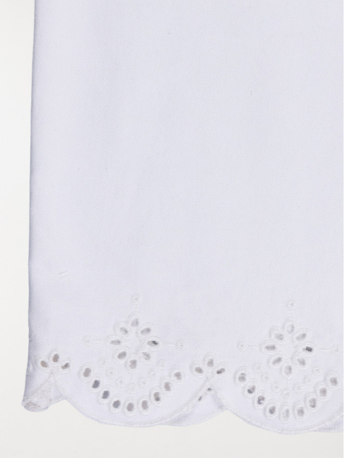 Pantalon broderie anglaise...