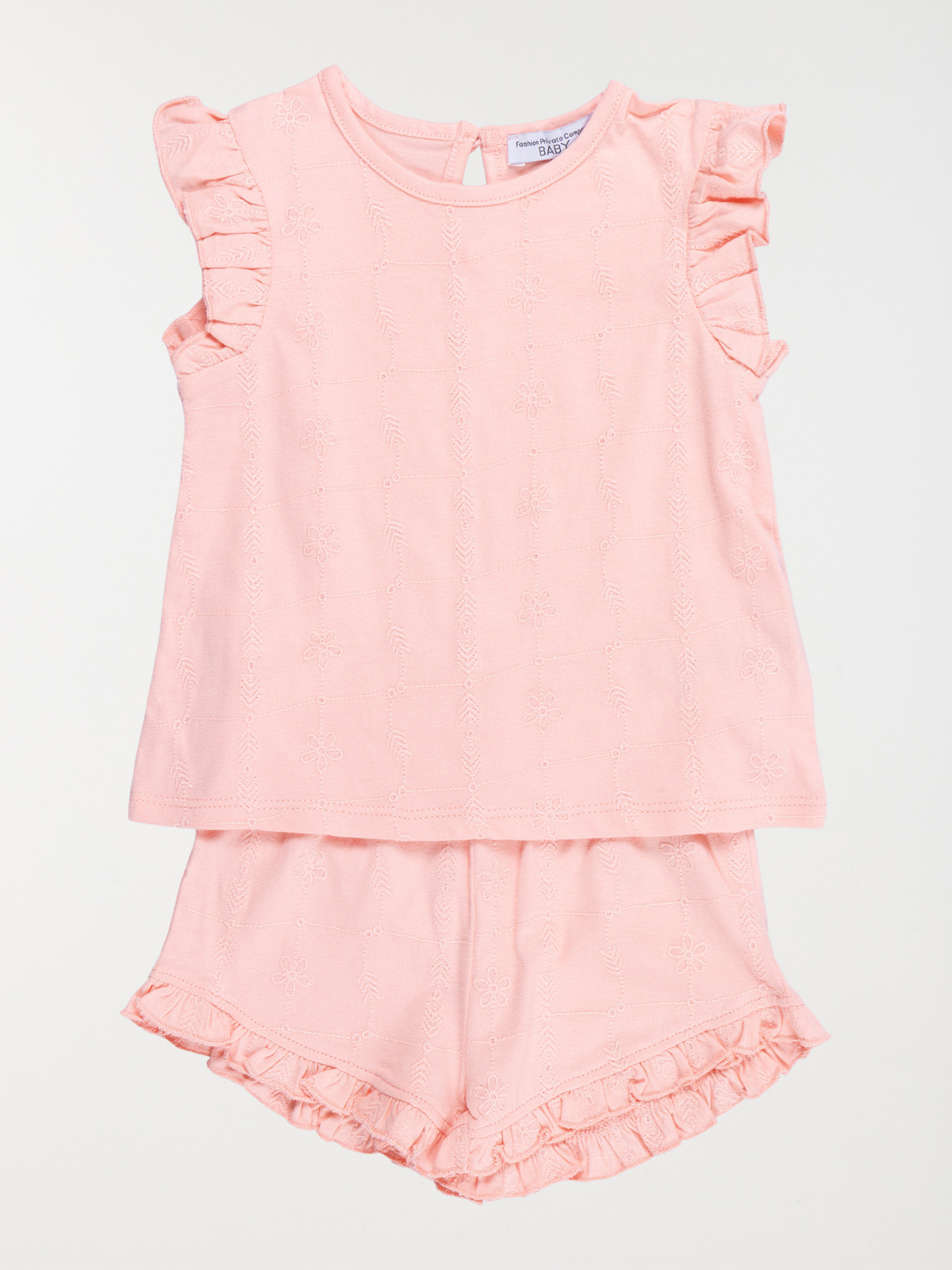 Ensemble T-shirt et short fille (3-36M)