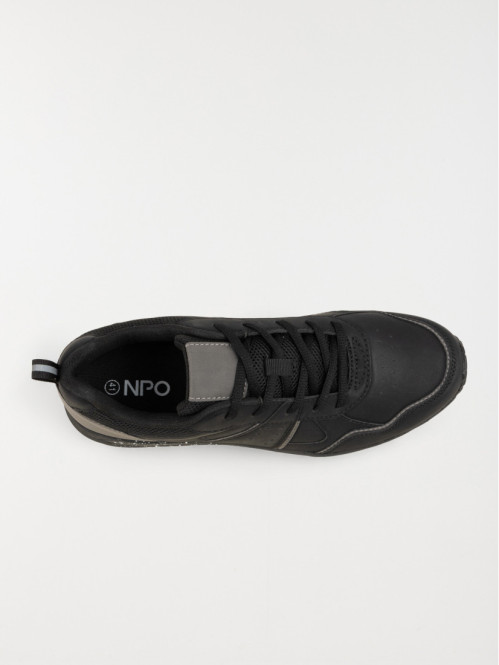 Baskets homme coloris noir (40-46)
