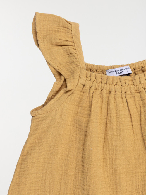 Combinaison brodée fille...