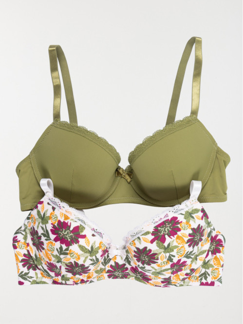 Lot de 2 soutiens-gorge...