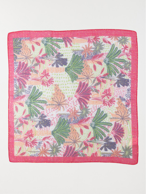 Foulard femme rose fiesta...