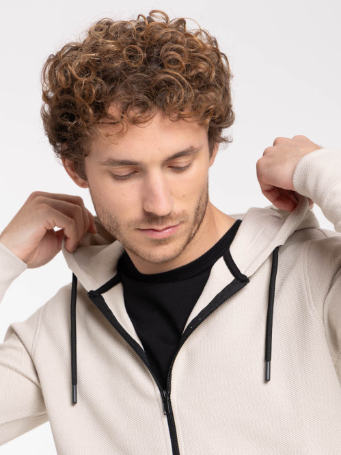 Sweat à capuche zippé homme