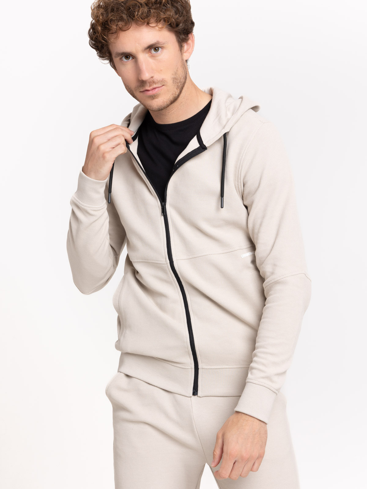 Sweat à capuche zippé homme