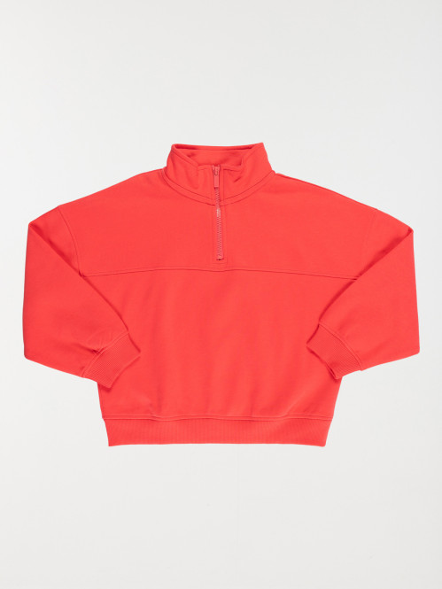 Sweat col montant zippé...