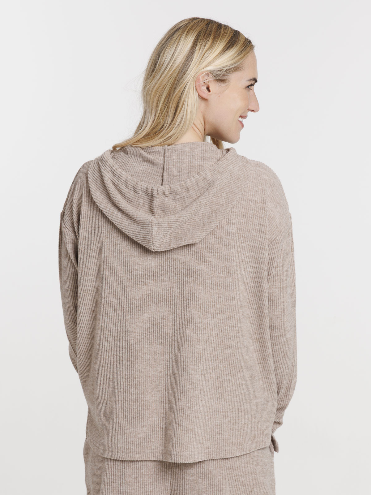 T-shirt capuche velours maternité femme