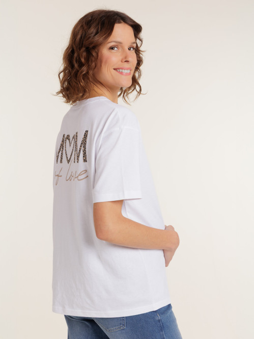 T-shirt mom of love femme...