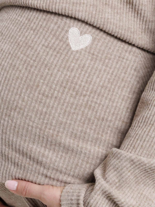 Pantalon large maternité femme