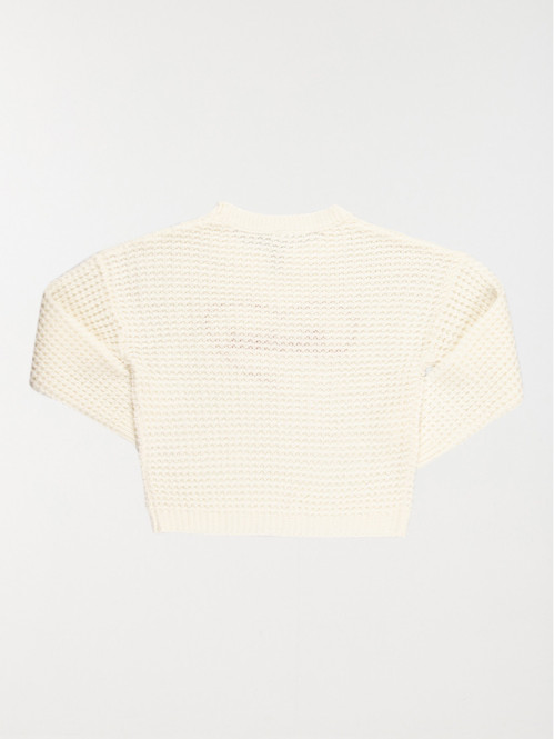 Pull à message brodé fille...