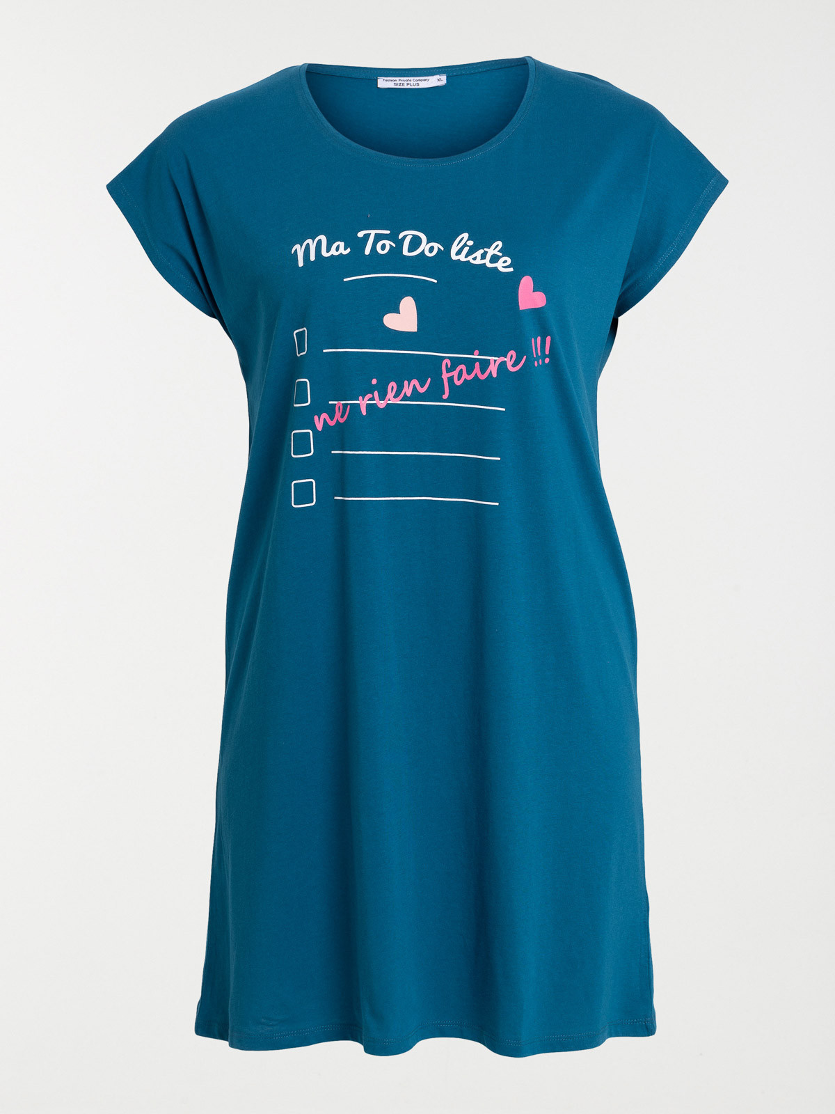 Liquette bleu paon grande taille femme