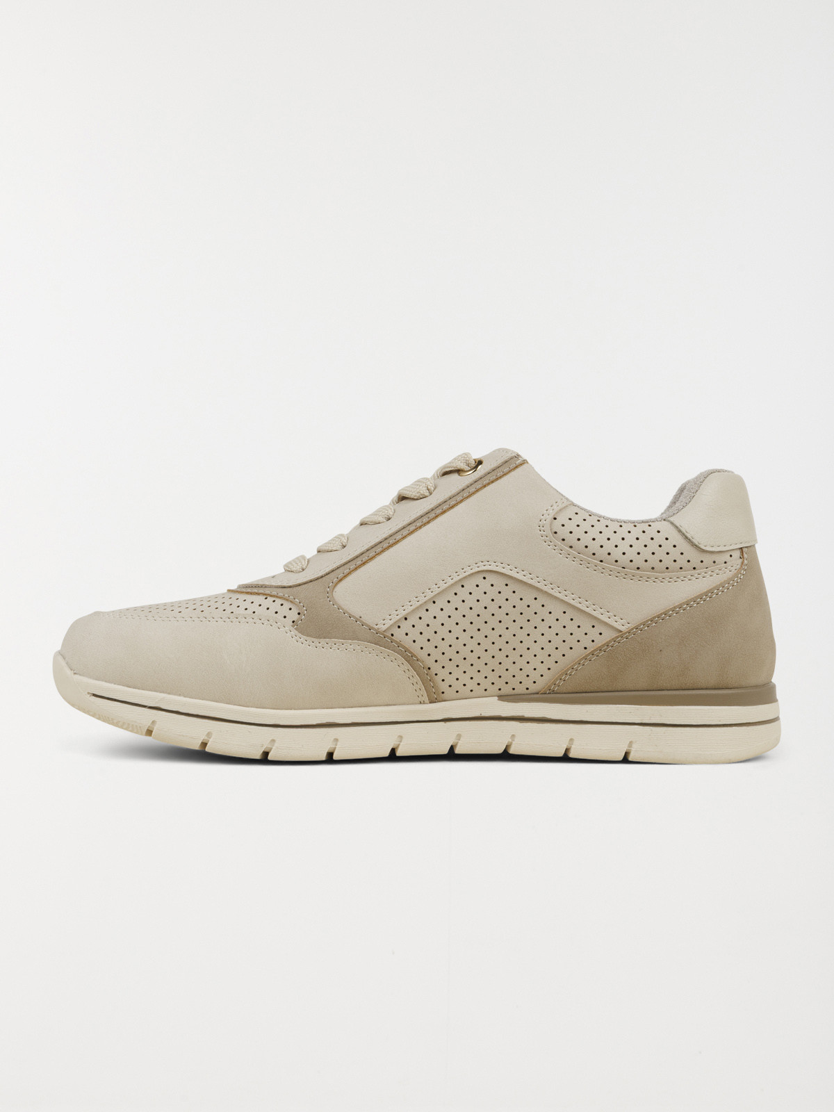 Baskets confort femme beige (36-41)