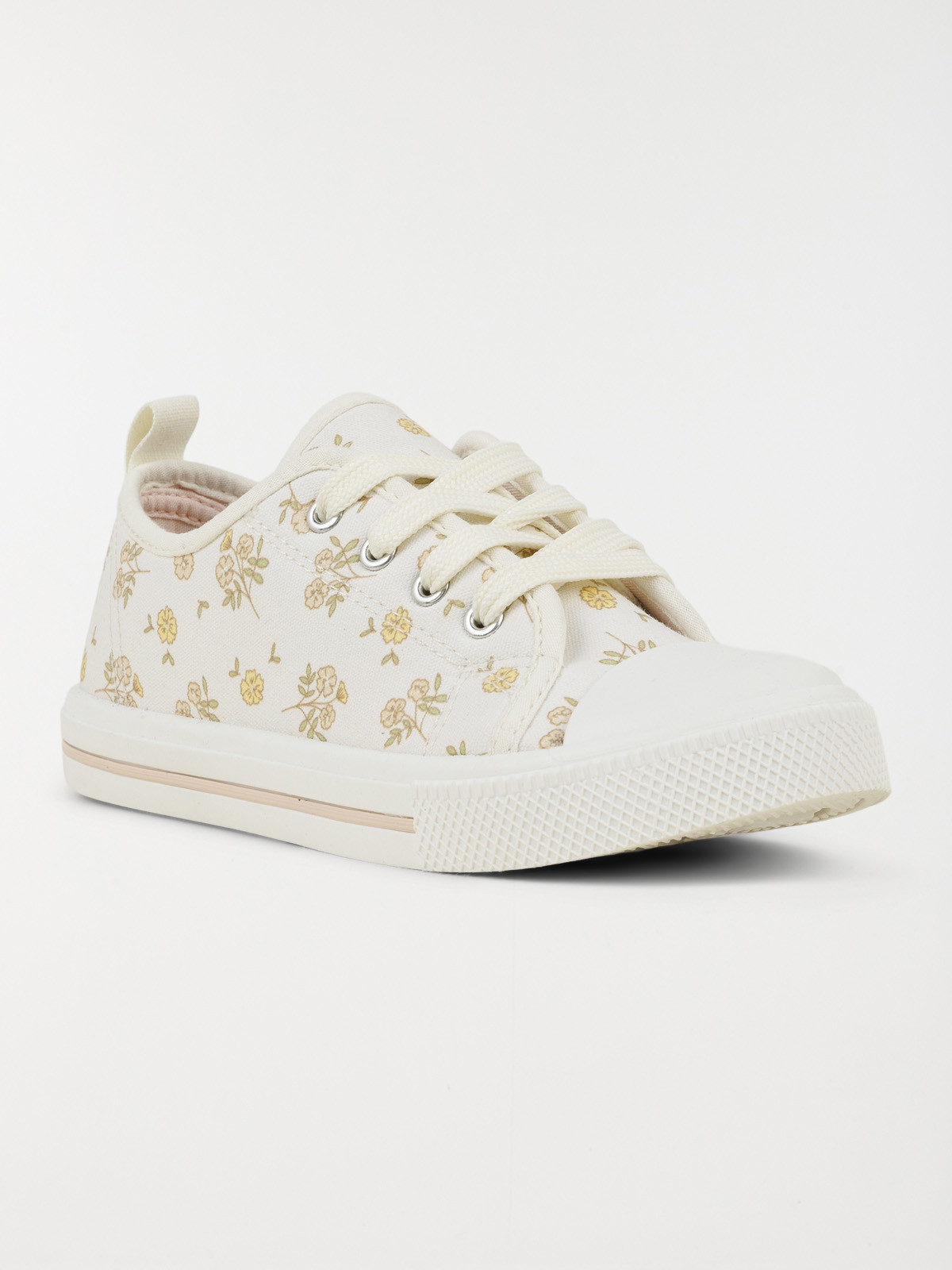 Tennis en toile fleurie fille (24-30)