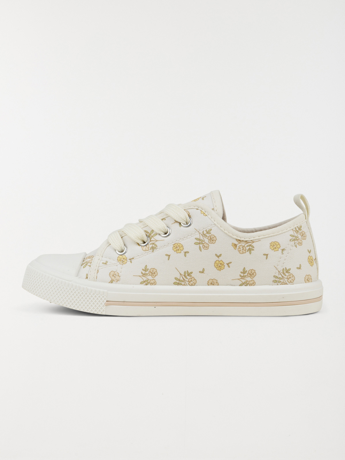 Tennis en toile fleurie fille (24-30)
