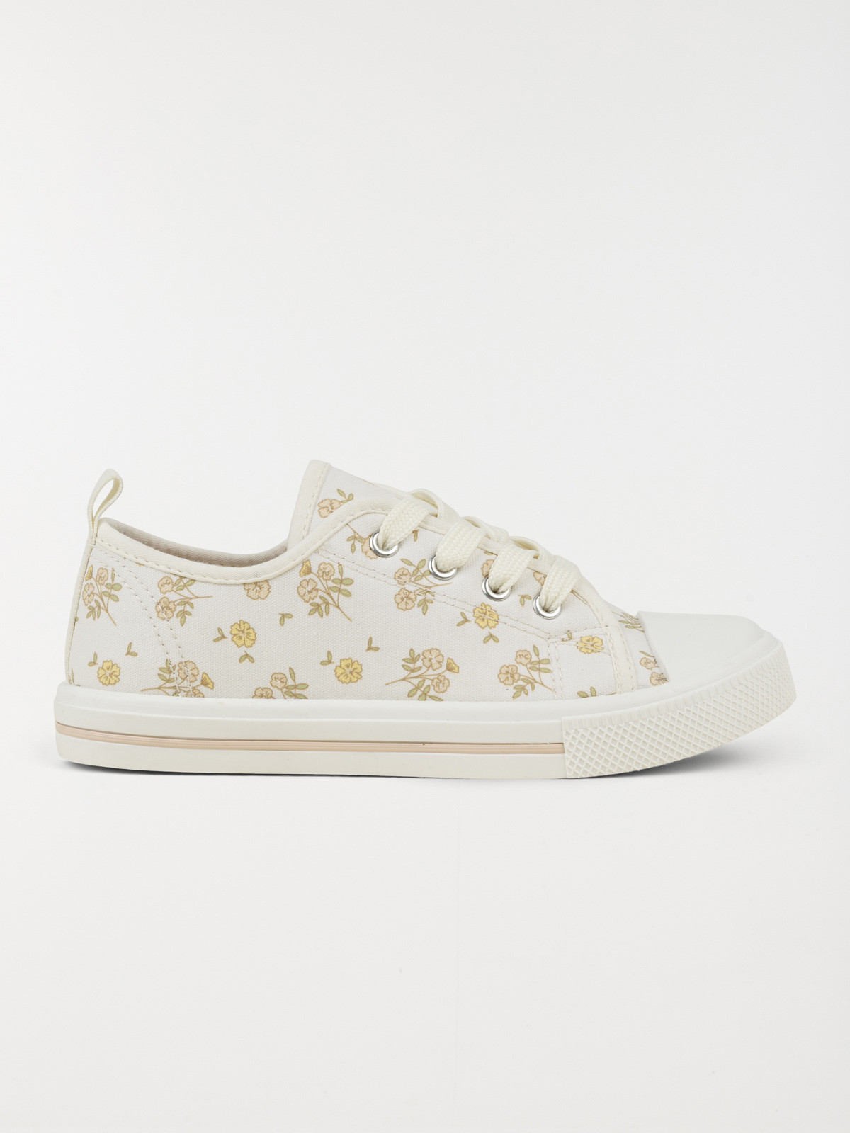 Tennis en toile fleurie fille (24-30)
