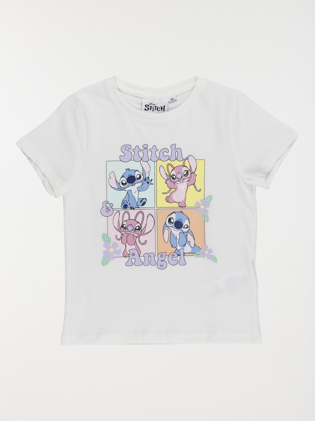 T-shirt Stitch et Angel fille (4-12A)