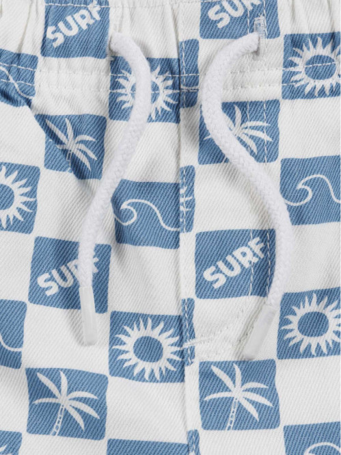 Bermuda imprimé damier...