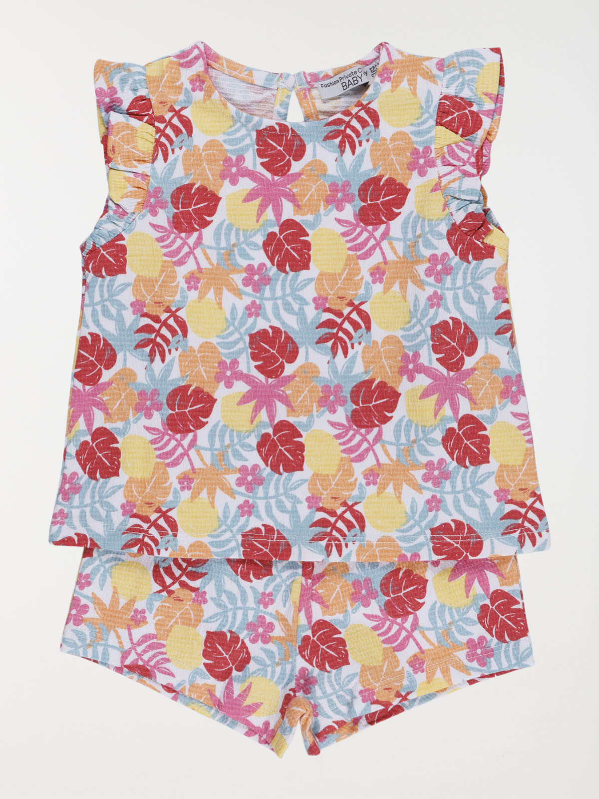 Ensemble t-shirt et short fille (3-36M)