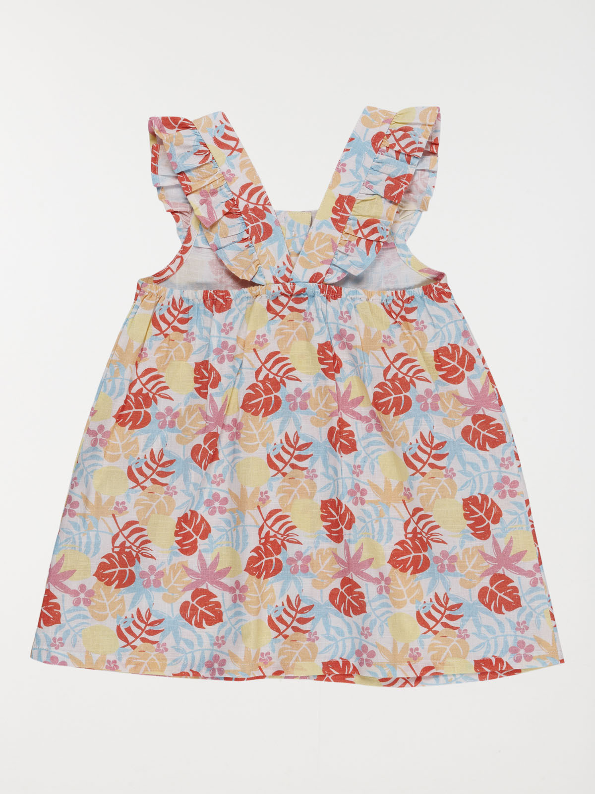 Robe motif tropical fille (3-36M)