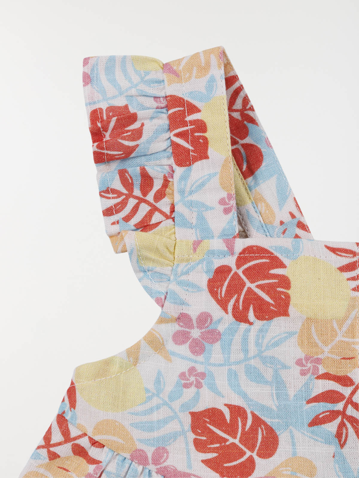 Robe motif tropical fille (3-36M)